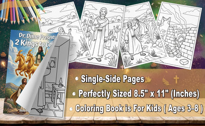 Dr. Dime Presents 2 Kings to Color