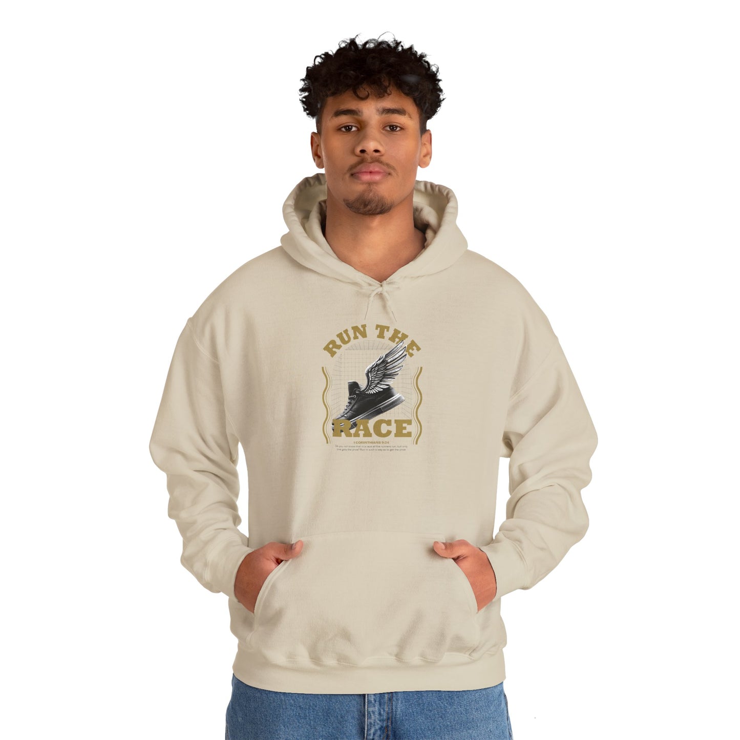 "Run The Race" Unisex Heavy Blend™ Hoodies