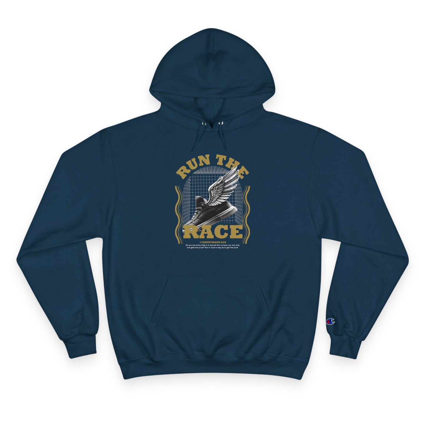 "Run The Race" Inspirational Champion Hoodie