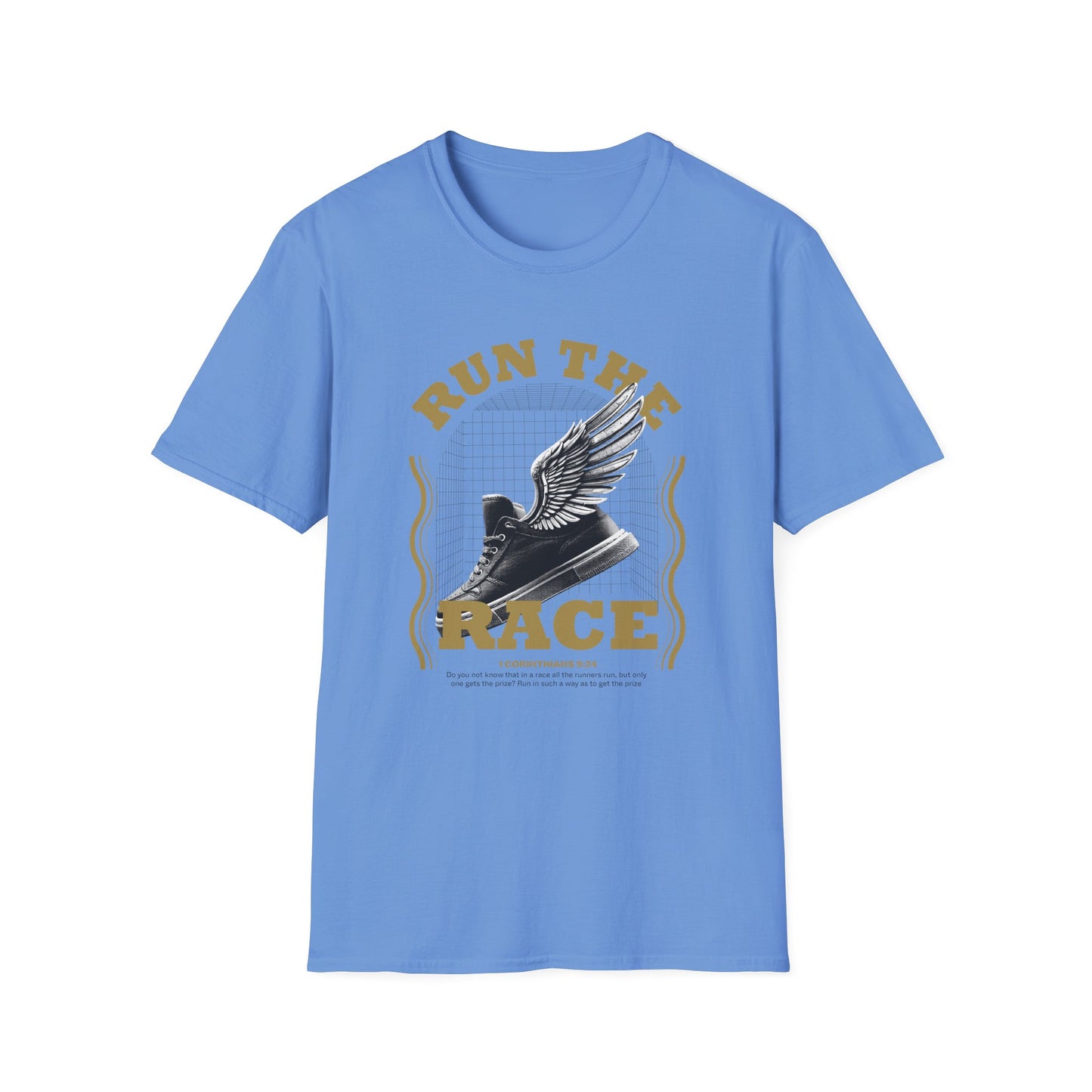 "Run The Race" Unisex Softstyle T-Shirt