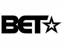 BET logo with a star on a white background
