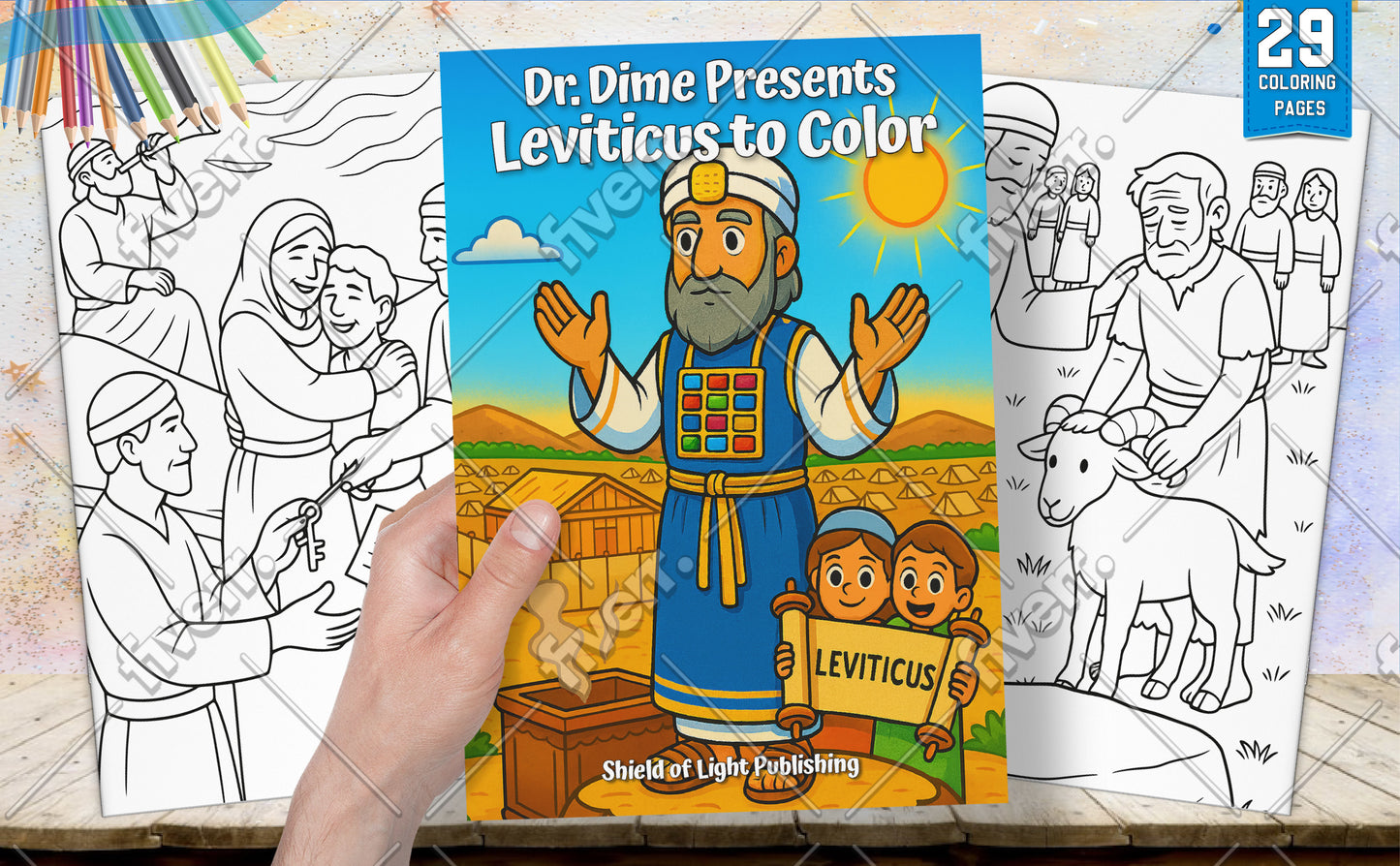 Dr. Dime Presents Leviticus to Color