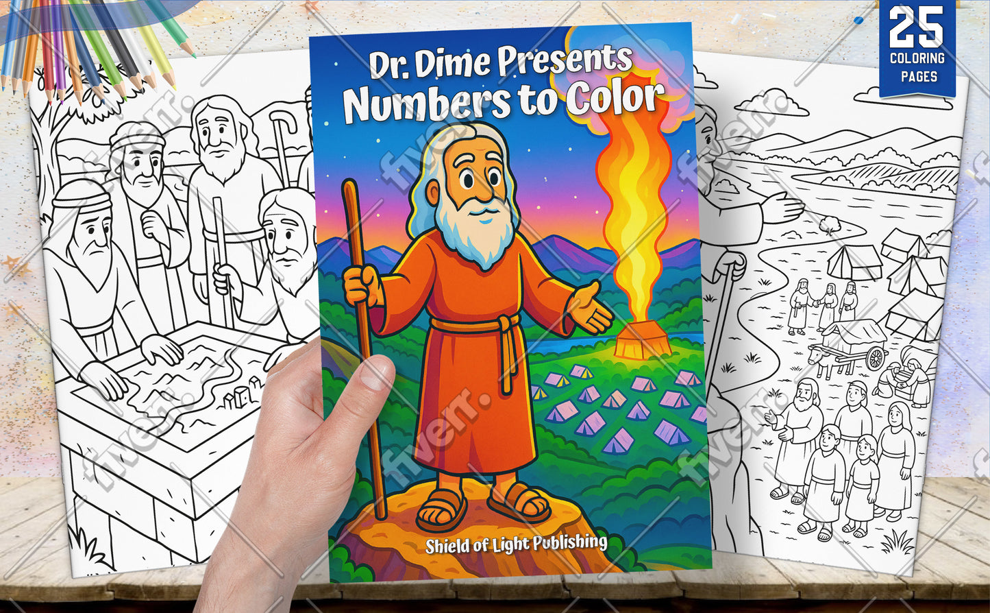 Dr. Dime Presents Numbers to Color