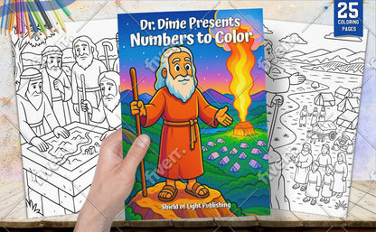 Dr. Dime Presents Numbers to Color