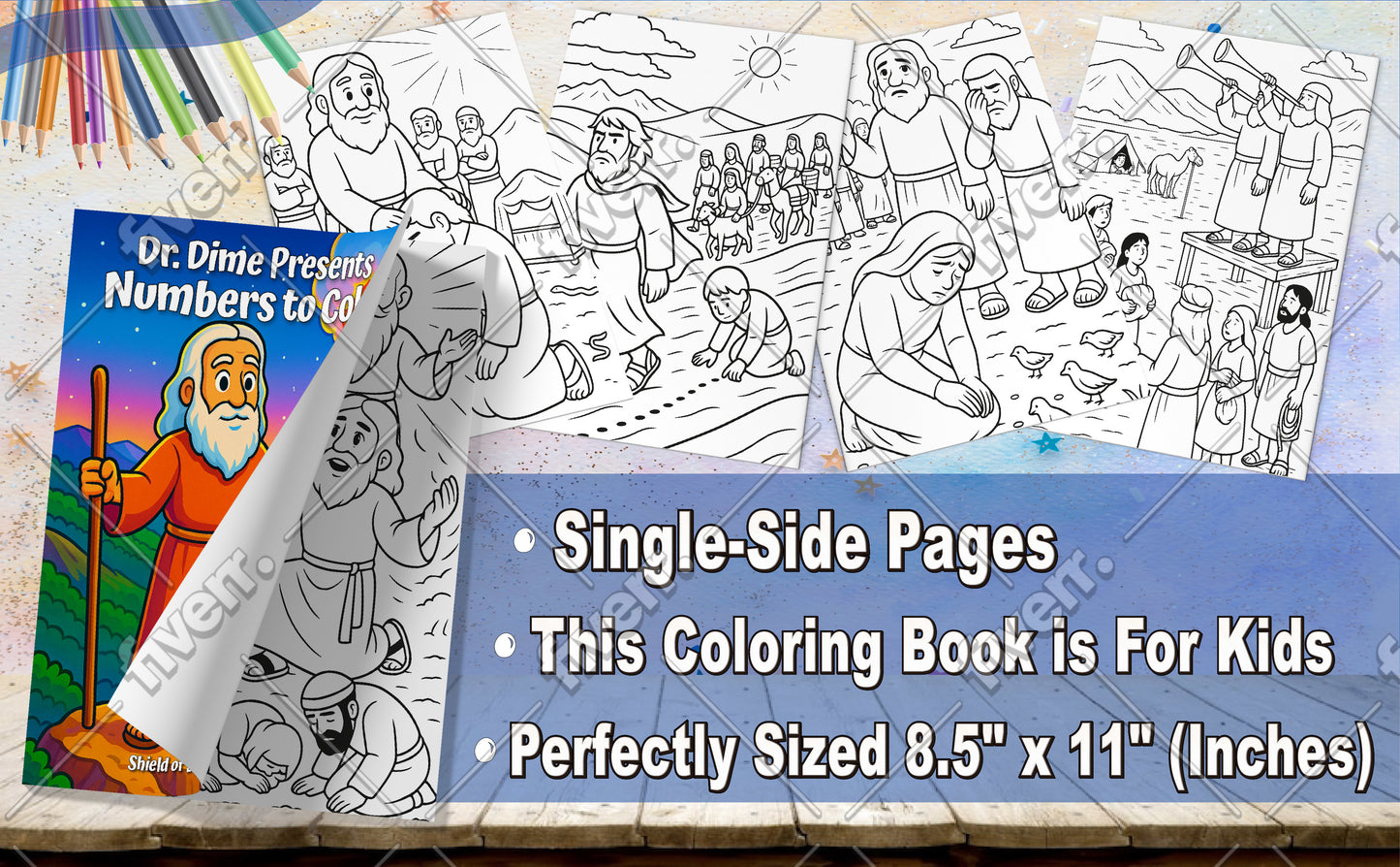 Dr. Dime Presents Numbers to Color