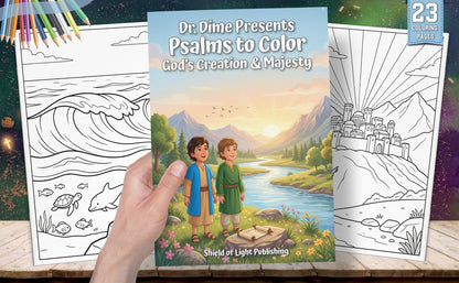 Dr. Dime Presents Psalms to Color – God’s Creation & Majesty