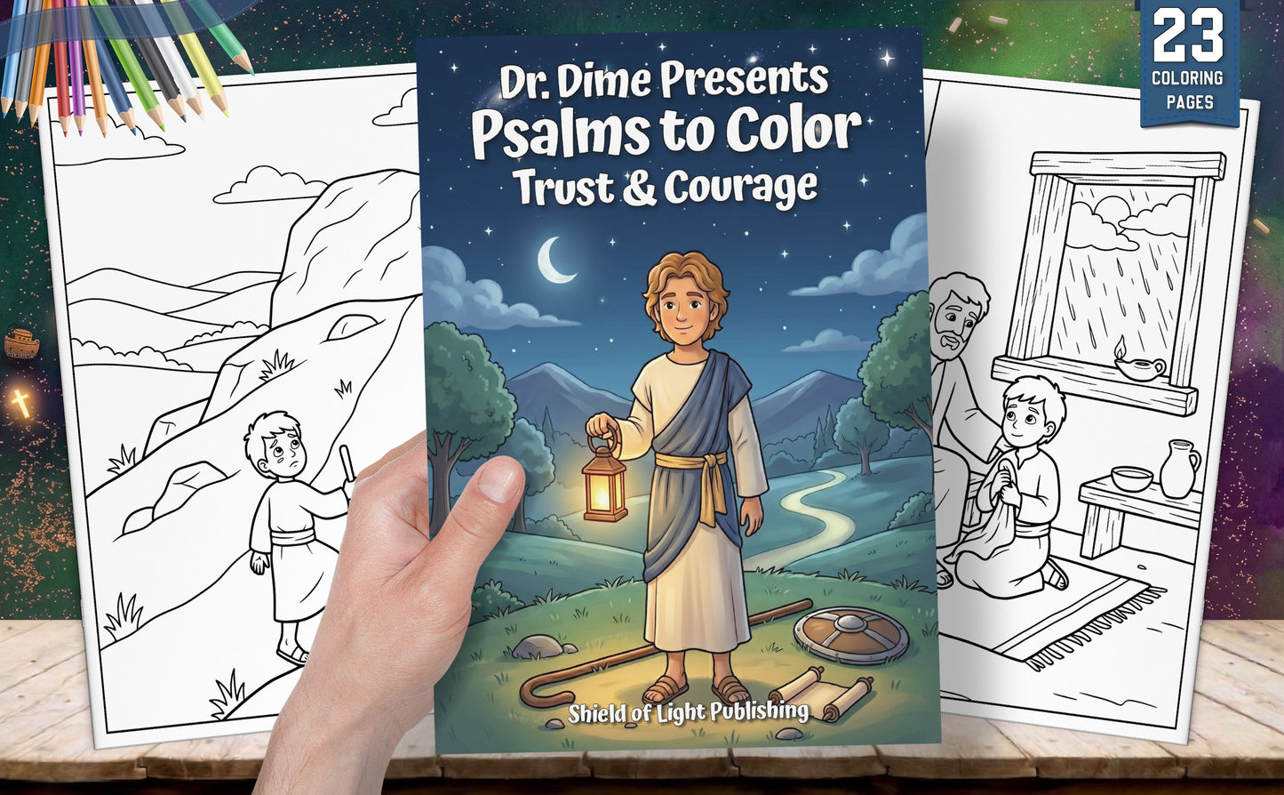 Dr. Dime Presents Psalms to Color – Trust & Courage