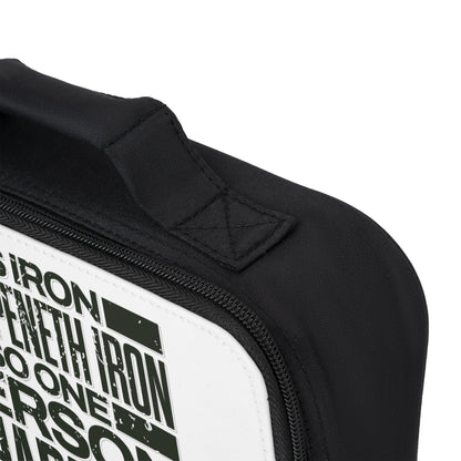 "As Iron Sharpeneth Iron So One Person Sharpens Another" Unisex Lunch Bag - The Shield of Light