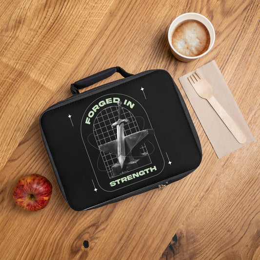 "Forged In Strength" Unisex Lunch Bag - The Shield of Light