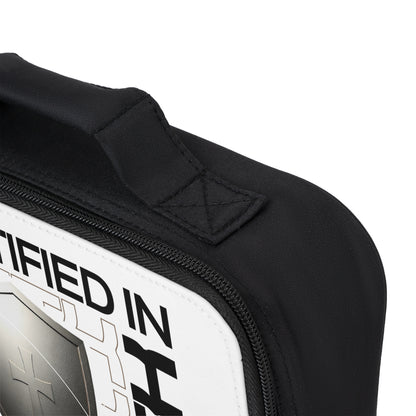 "Fortified In Faith " Unisex Lunch Bag - The Shield of Light