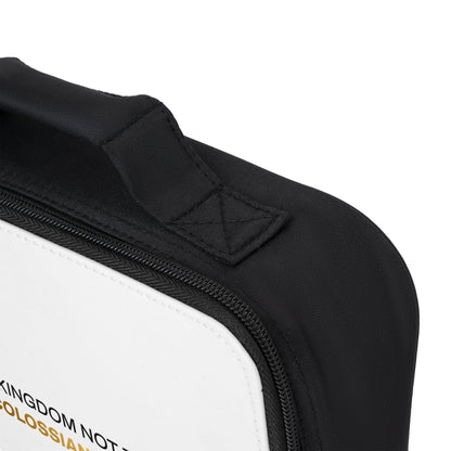 "Live By the Kingdom Not the World Colossians 3:2" Unisex Lunch Bag - The Shield of Light