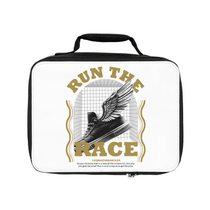 "Run The Race" Unisex Lunch Bag - The Shield of Light
