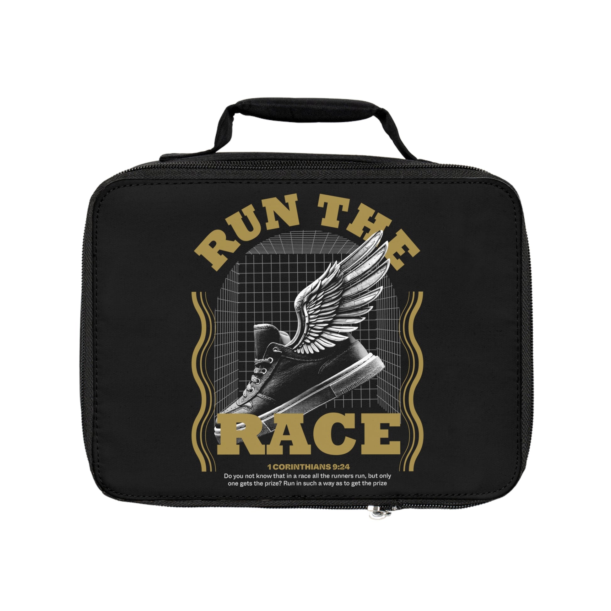 "Run The Race" Unisex Lunch Bag - The Shield of Light