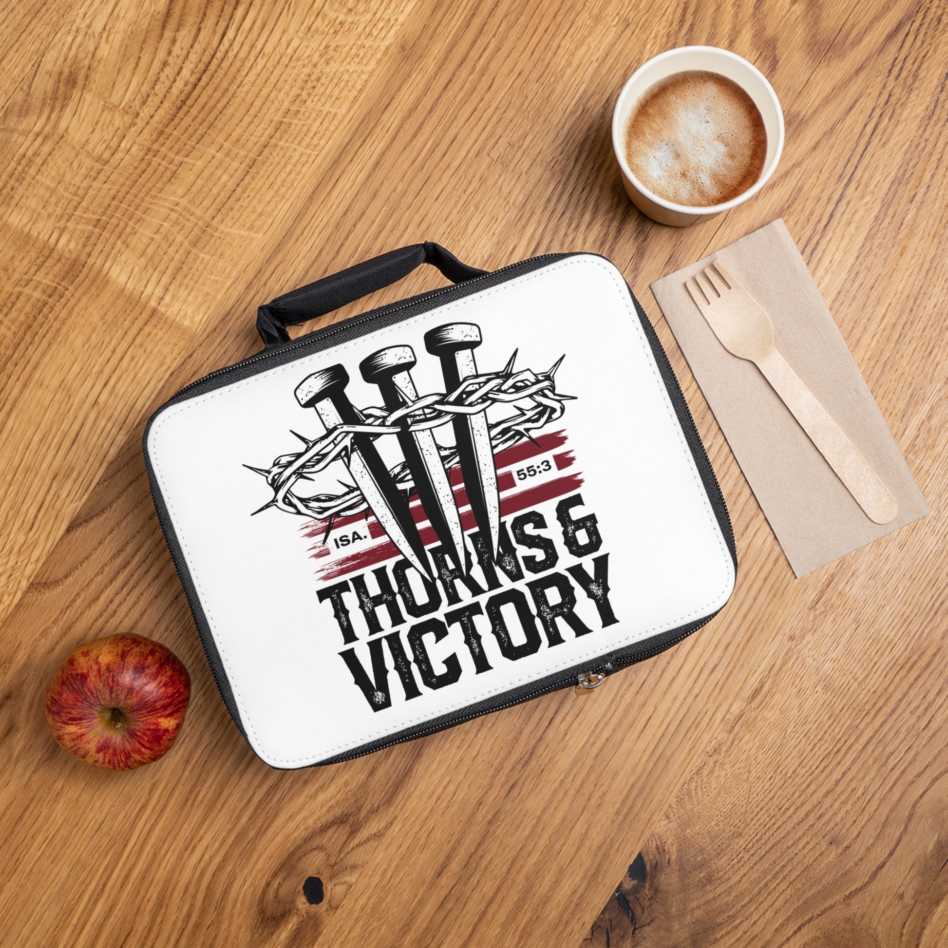 "Thorns & Victory" Unisex Lunch Bag - The Shield of Light