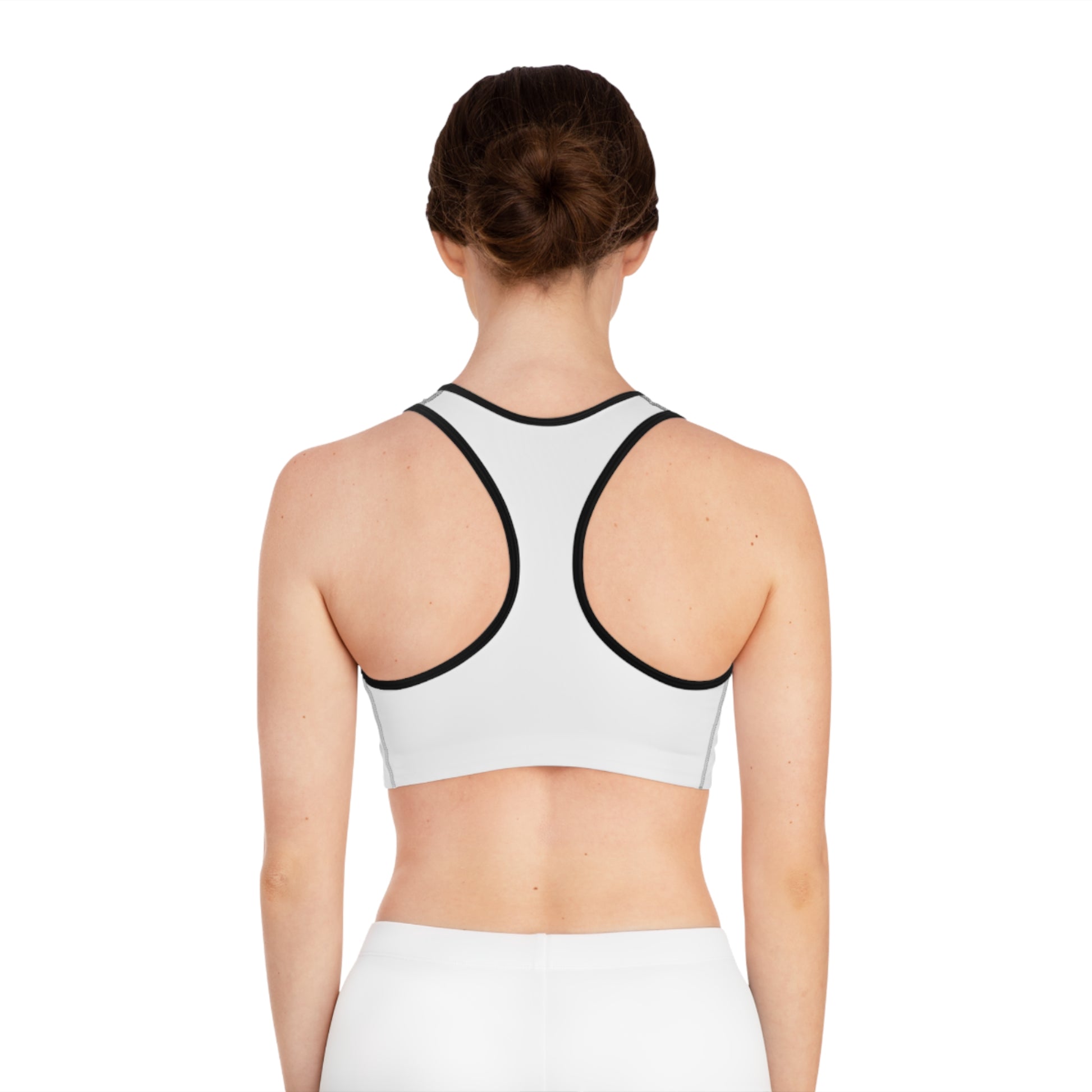 "Forged In Strength" Unisex Sports Bra - The Shield of Light