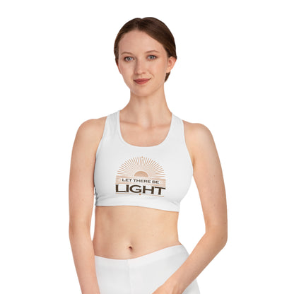 "Let There Be Light" Unisex Sports Bra - The Shield of Light
