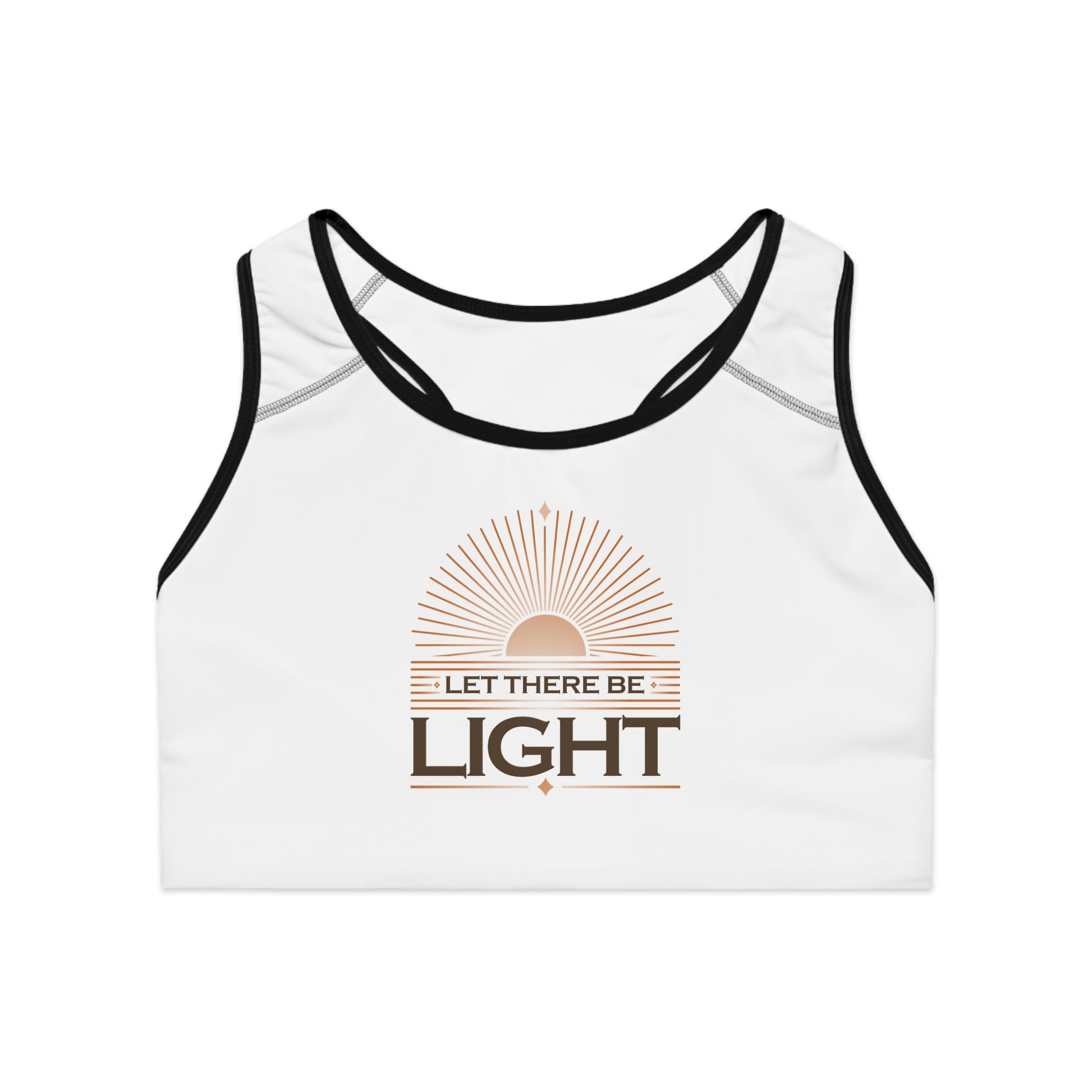 "Let There Be Light" Unisex Sports Bra - The Shield of Light