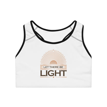 "Let There Be Light" Unisex Sports Bra - The Shield of Light