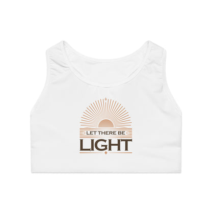 "Let There Be Light" Unisex Sports Bra - The Shield of Light