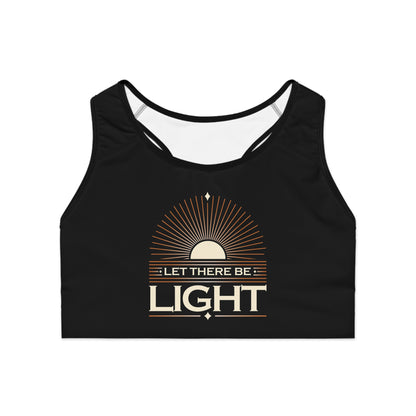 "Let There Be Light" Unisex Sports Bra - The Shield of Light