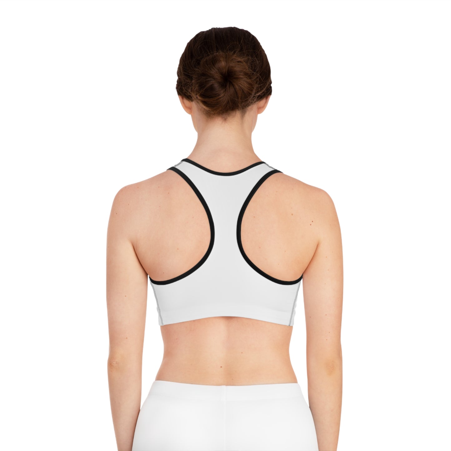 "Run The Race "  Unisex Sports Bra - The Shield of Light