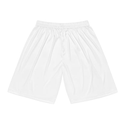"As Iron Sharpeneth Iron So One Person Sharpens Another" Basketball Shorts - The Shield of Light