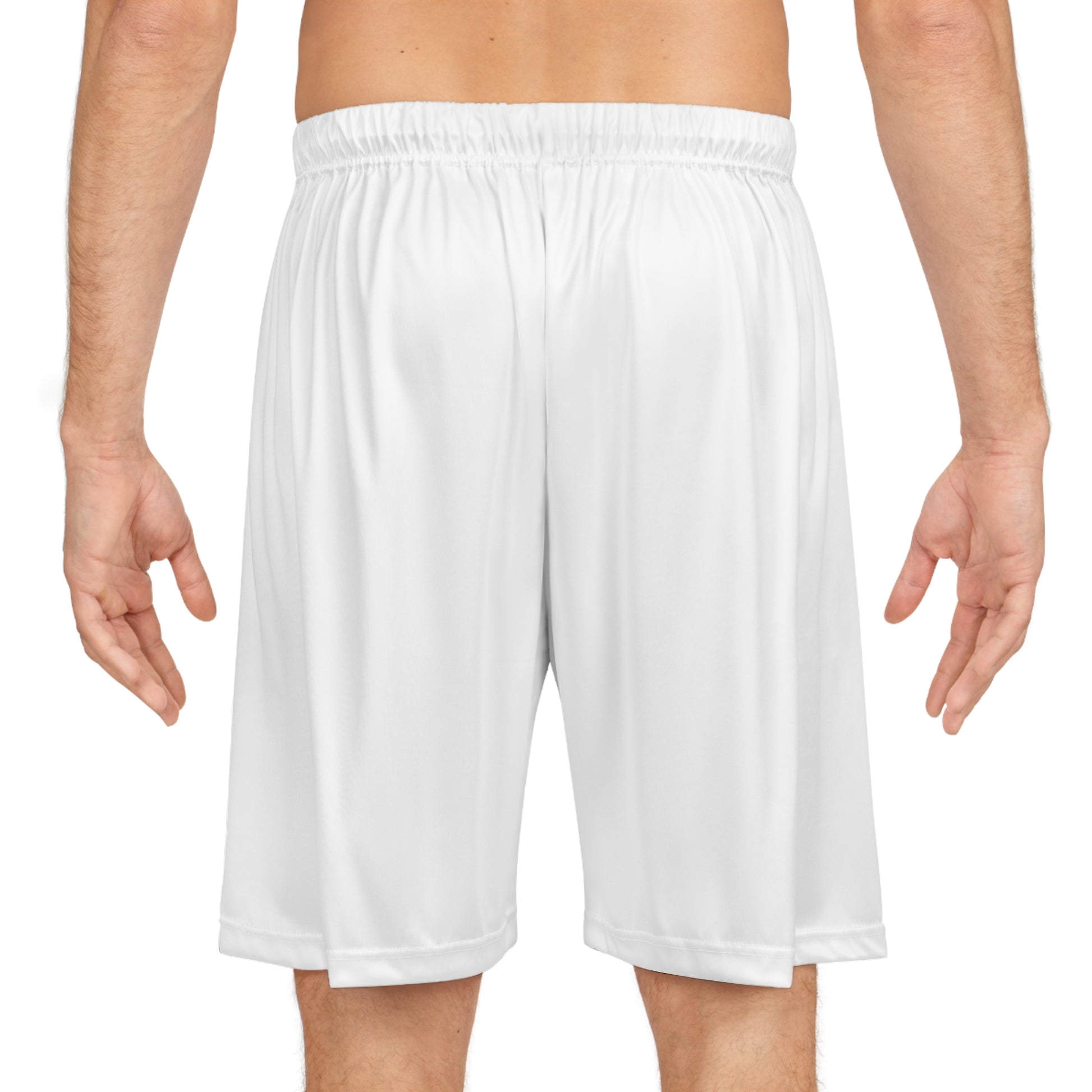 "As Iron Sharpeneth Iron So One Person Sharpens Another" Basketball Shorts - The Shield of Light