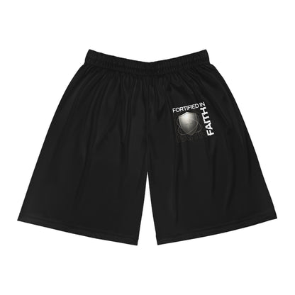"Fortified In Faith " Basketball Shorts - The Shield of Light