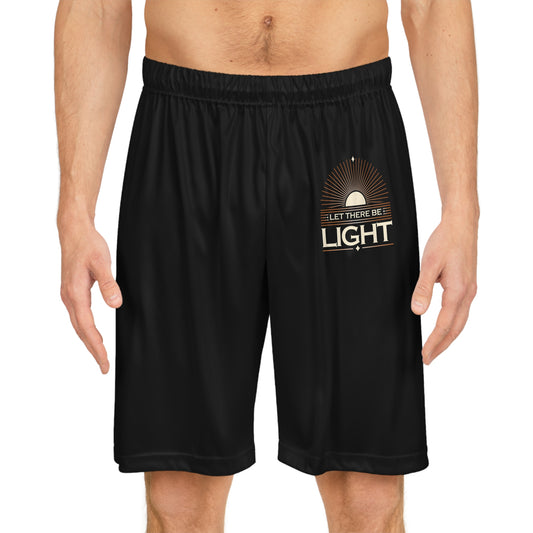 "Let There Be Light" Basketball Shorts - The Shield of Light