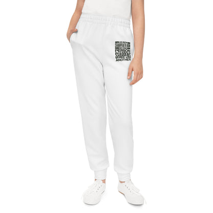 "As Iron Sharpeneth Iron So One Person Sharpens Another" Unisex Youth Joggers - The Shield of Light