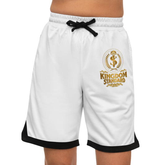 "Kingdom Standard" Unisex Basketball Rib Shorts - The Shield of Light