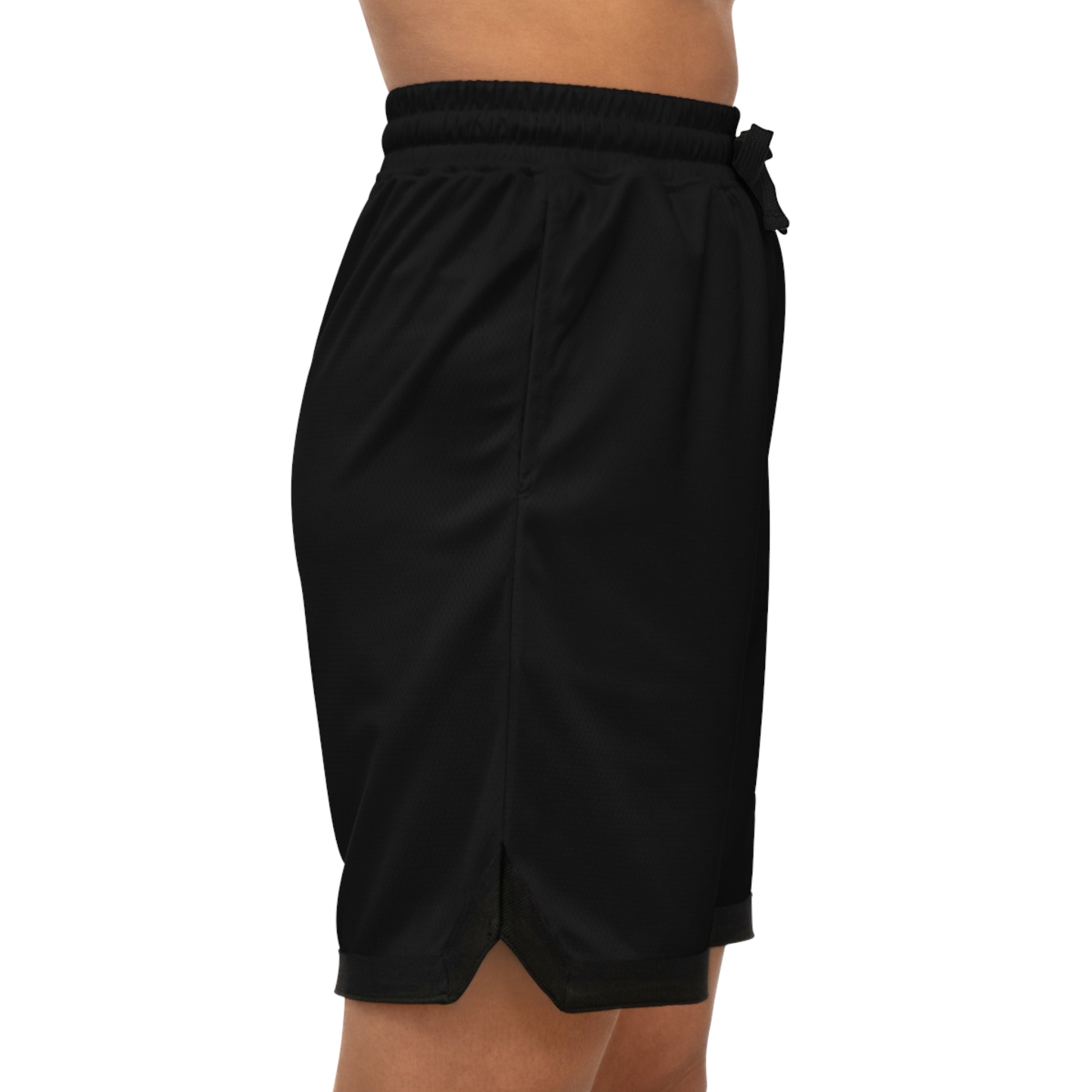 "Live By the Kingdom Not the World Colossians 3:2" Unisex Basketball Rib Shorts - The Shield of Light