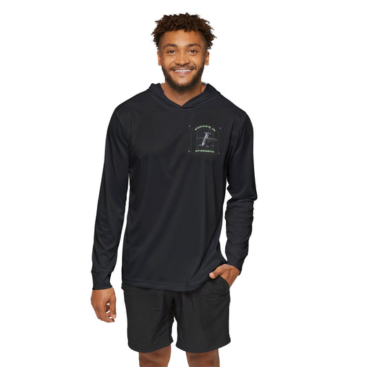 "Forged In Strength" Sports Warmup Hoodie - The Shield of Light