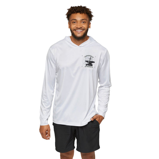 "Forged In Strength" Sports Warmup Hoodie - The Shield of Light