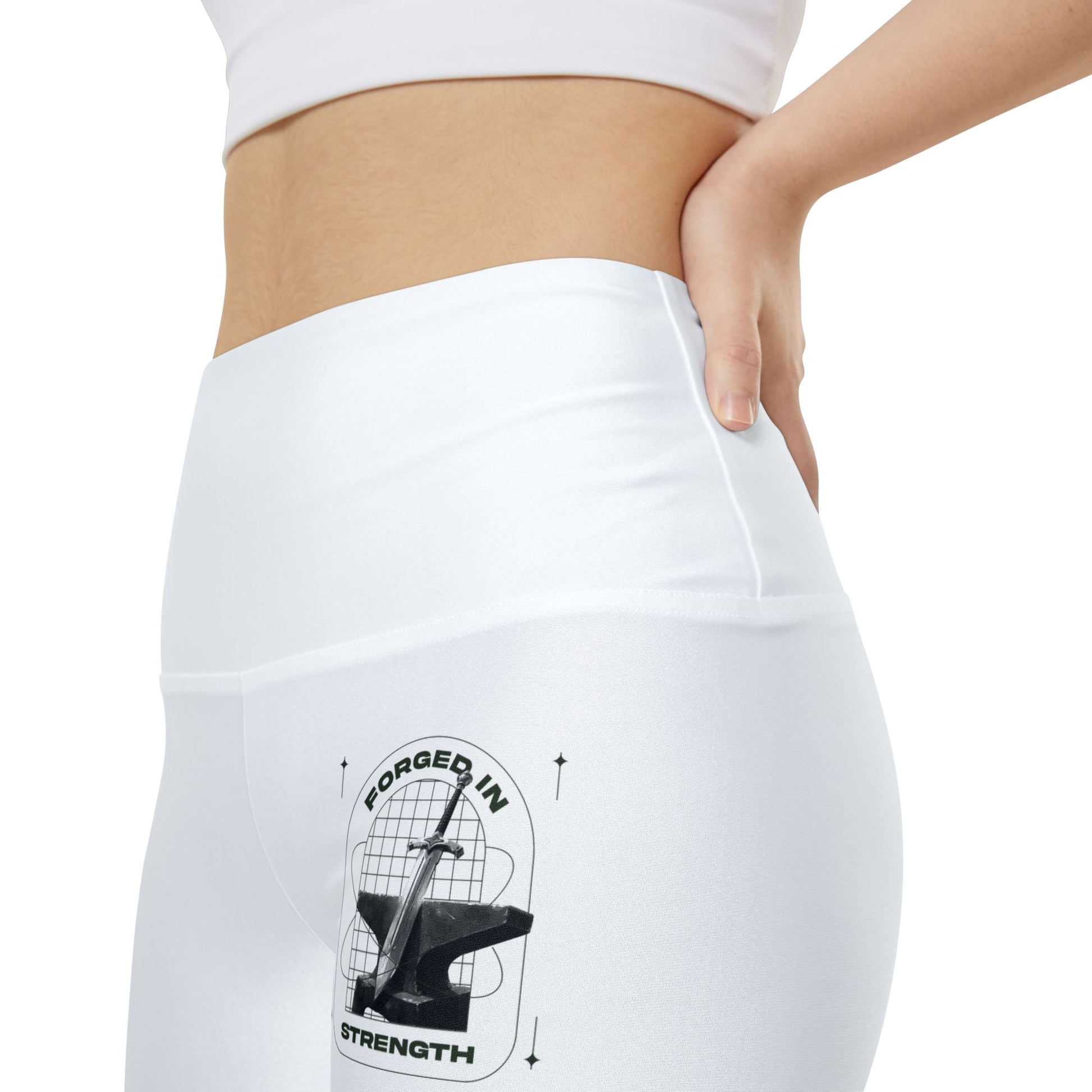 "Forged In Strength" Unisex Workout Shorts - The Shield of Light