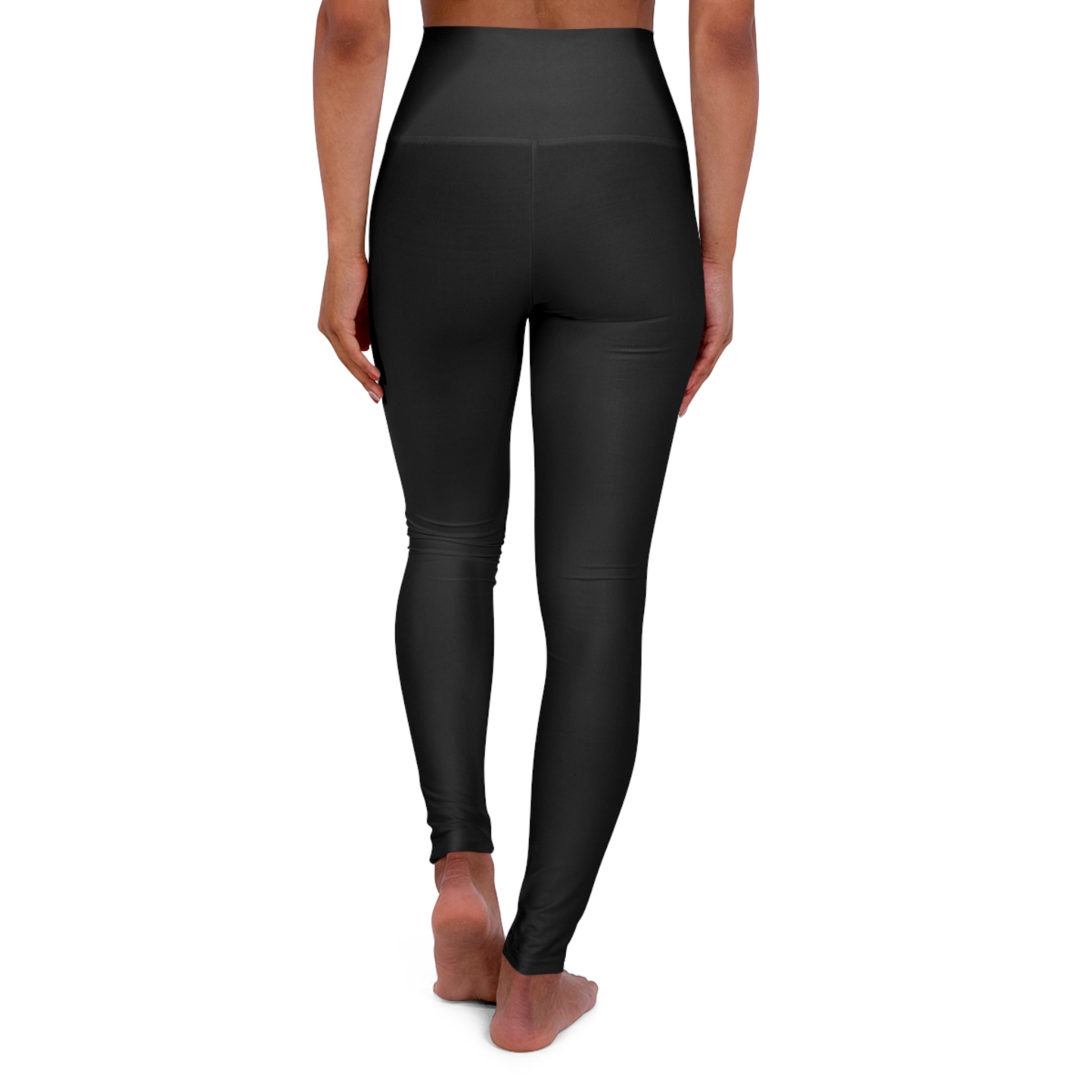 "Fortified In Faith " Unisex High Waisted Yoga Leggings - The Shield of Light