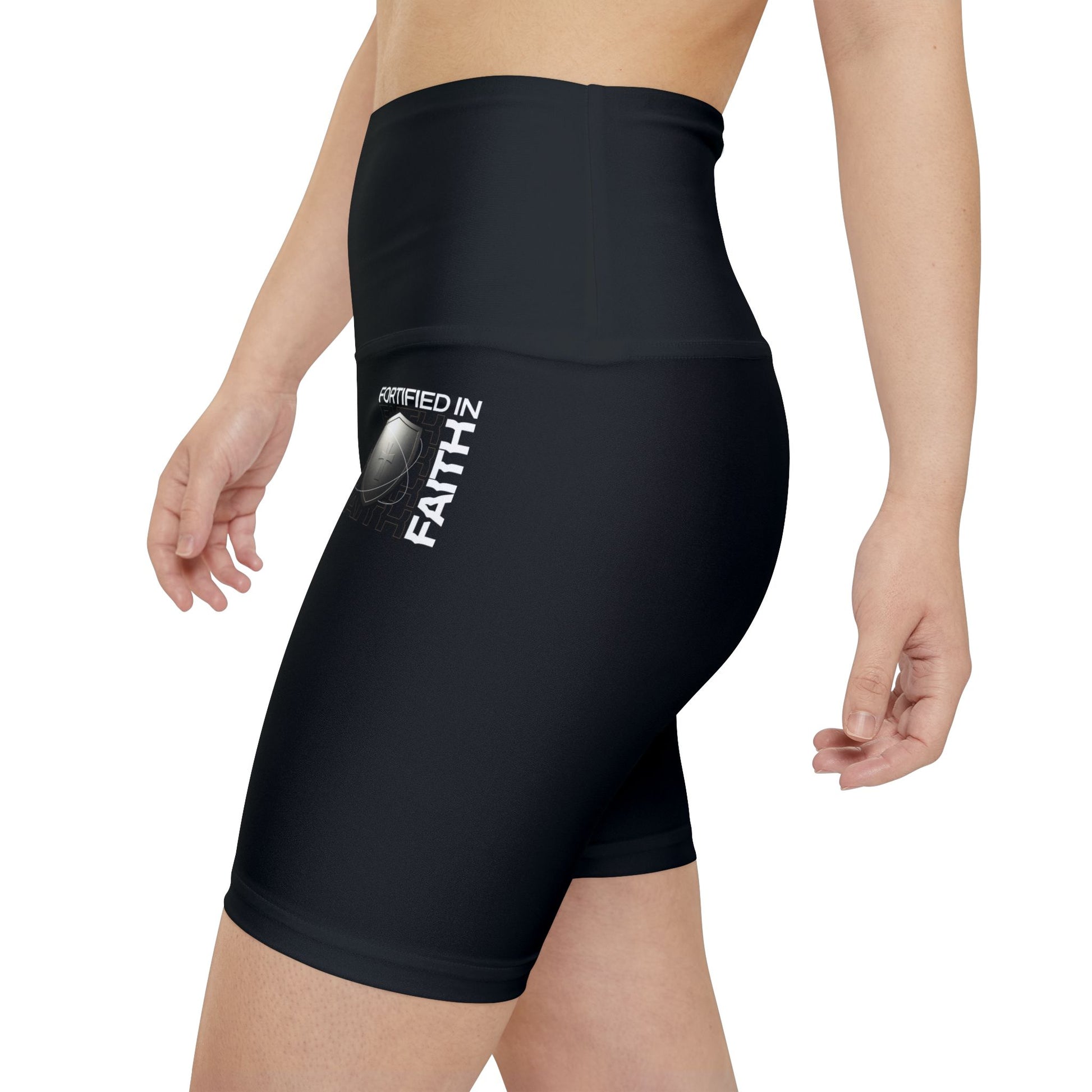 "Fortified In Faith " Unisex Workout Shorts - The Shield of Light