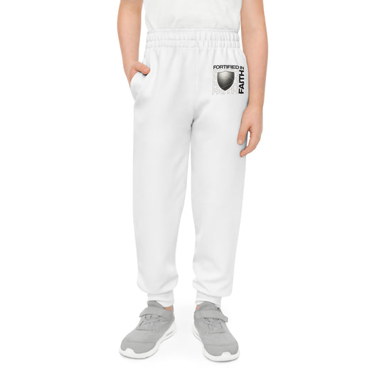 "Fortified In Faith " Unisex Youth Joggers - The Shield of Light