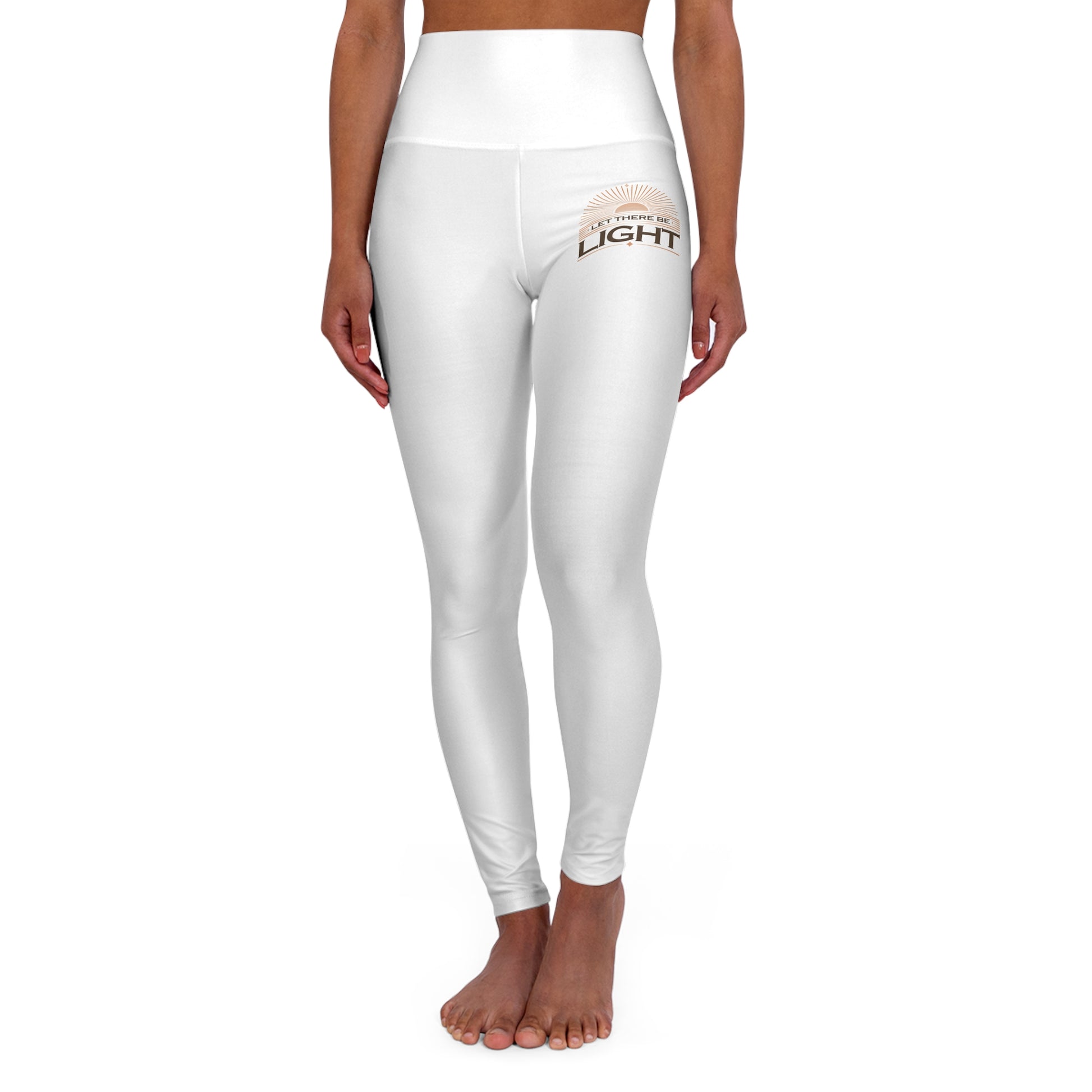 "Let There Be Light" Unisex High Waisted Yoga Leggings - The Shield of Light