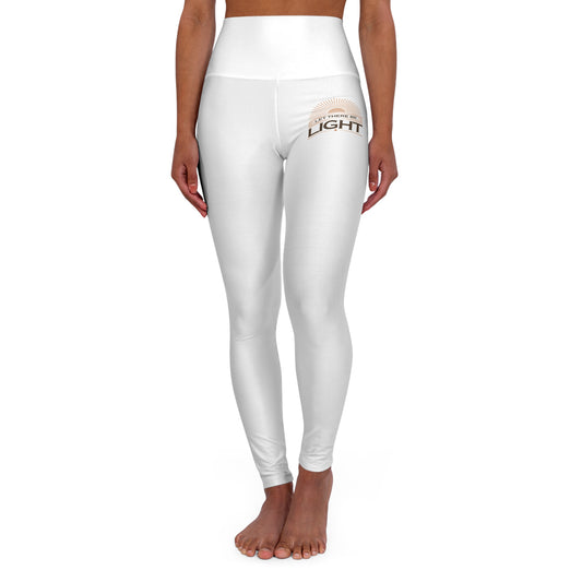"Let There Be Light" Unisex High Waisted Yoga Leggings - The Shield of Light