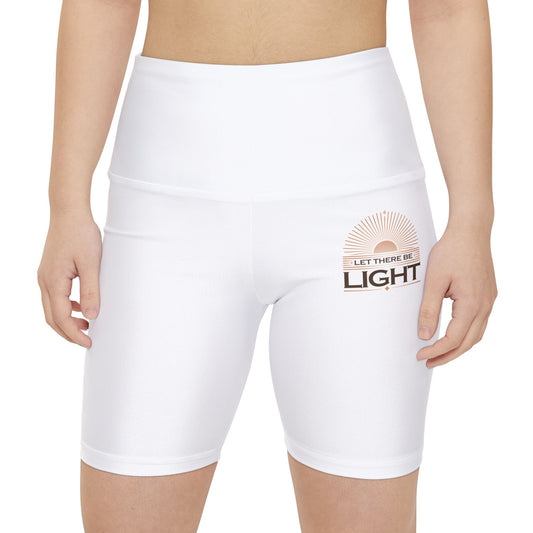 "Let There Be Light" Unisex Workout Shorts - The Shield of Light