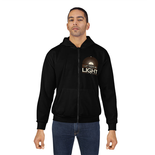 'Let There Be Light' Unisex Zip Hoodie - The Shield of Light