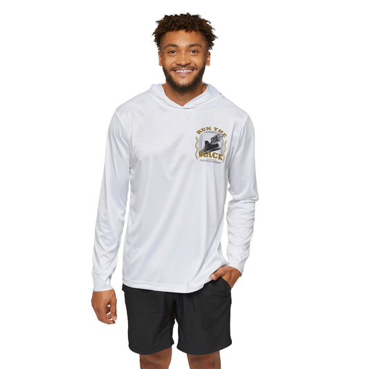 "Run The Race "  Sports Warmup Hoodie - The Shield of Light