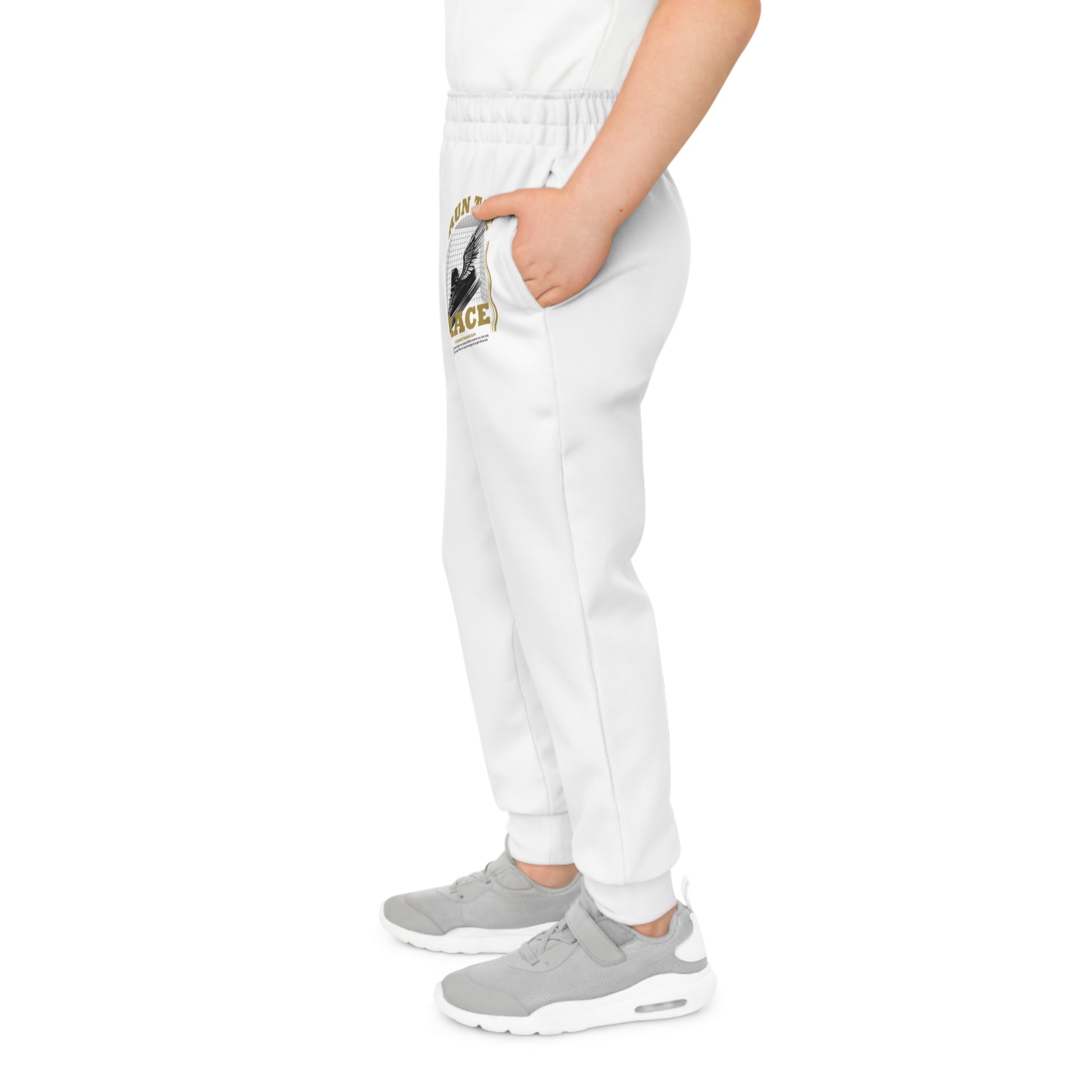"Run The Race" Unisex Youth Joggers - The Shield of Light