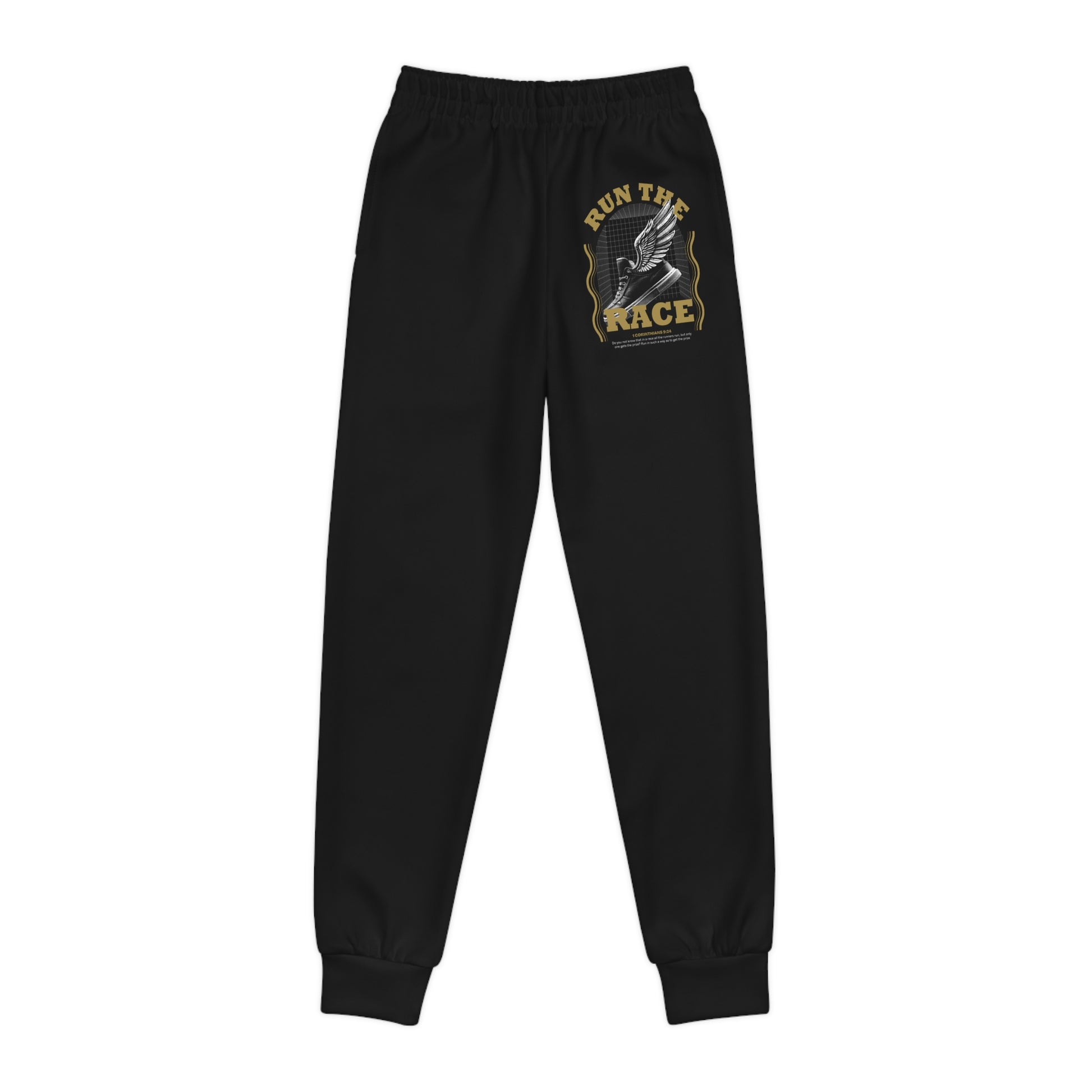 "Run The Race" Unisex Youth Joggers - The Shield of Light