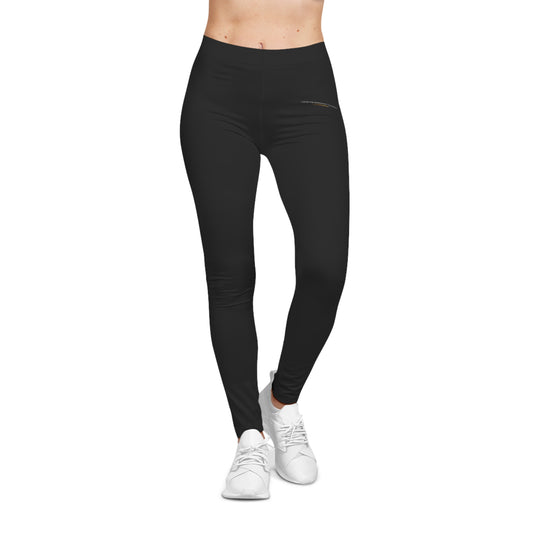 "Live By the Kingdom Not the World Colossians 3:2" Unisex Casual Leggings - The Shield of Light