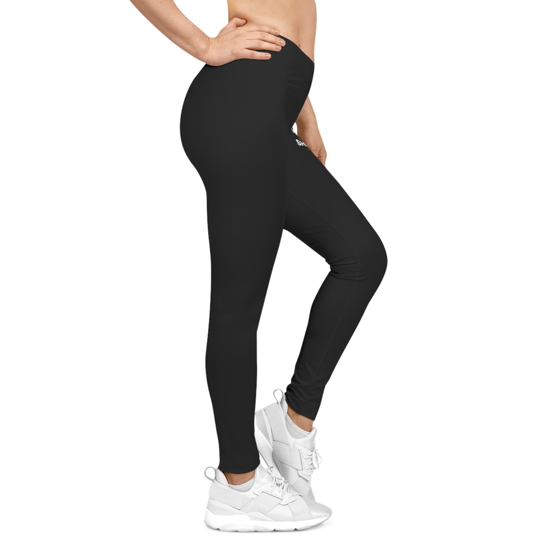 "The Lord Is My Strength and My Shield Psalm 28:7" Unisex Casual Leggings - The Shield of Light
