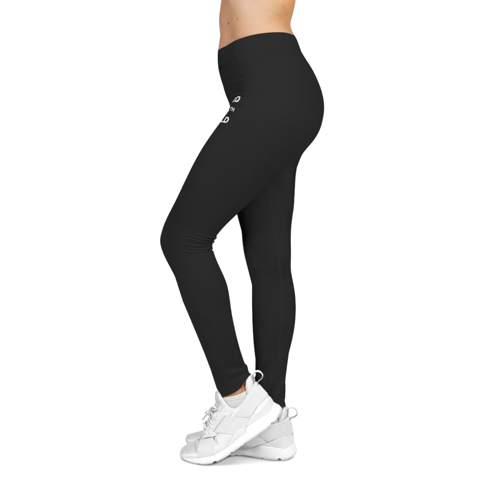 "The Lord Is My Strength and My Shield Psalm 28:7" Unisex Casual Leggings - The Shield of Light