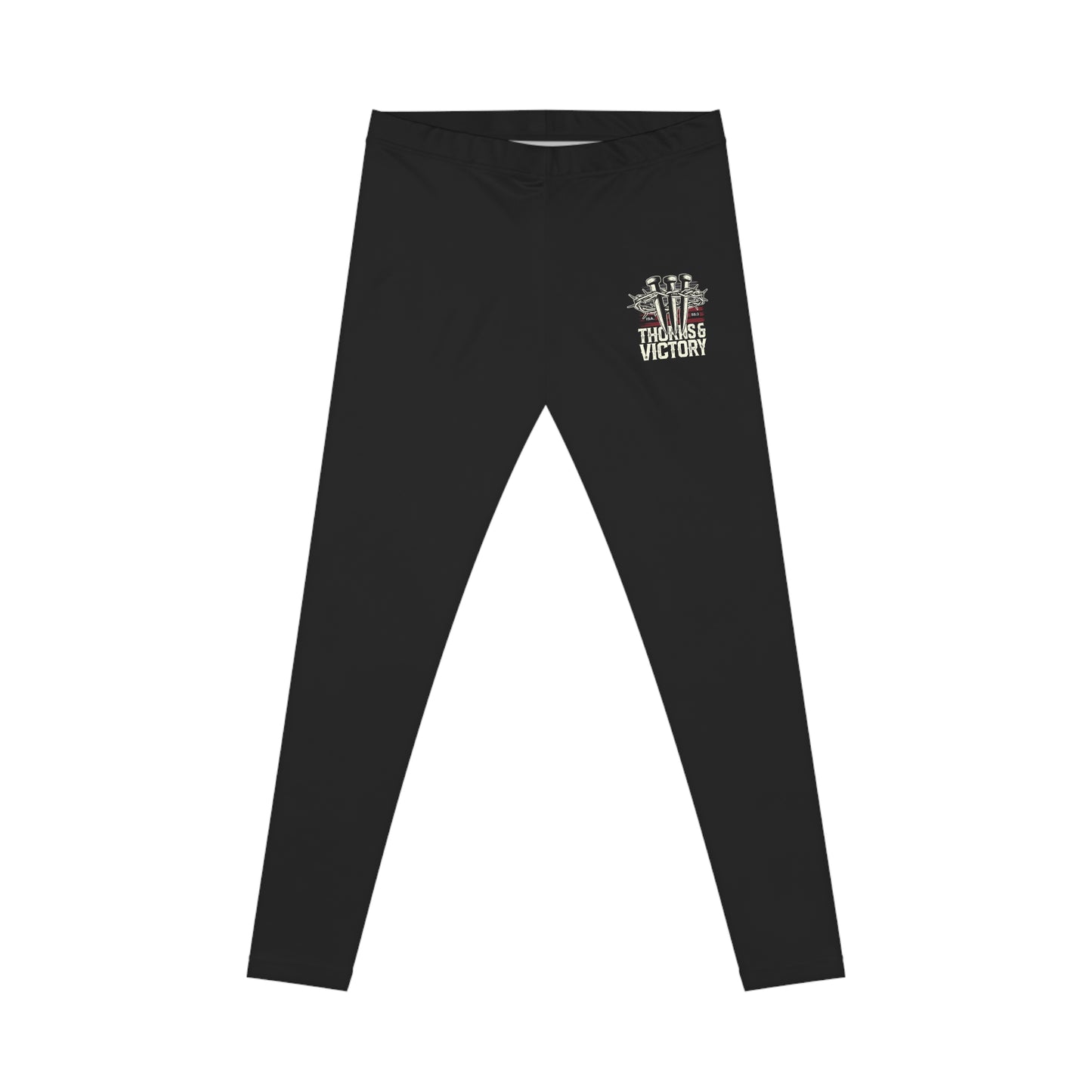 "Thorns & Victory"  Unisex Casual Leggings - The Shield of Light