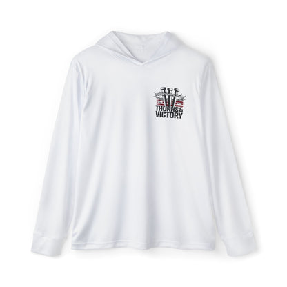 "Thorns & Victory"  Sports Warmup Hoodie - The Shield of Light